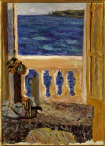 海に面した窓 作： Pierre Bonnard